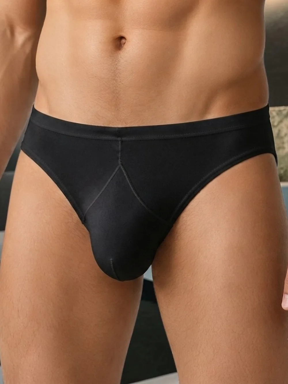 Men's Black Cotton Briefs - Comfortable Everyday Support